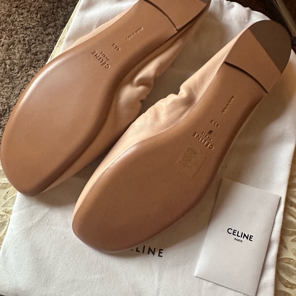 NEVER WORN - Celine Women's Cream Ballet Flats - Picture 4 of 7